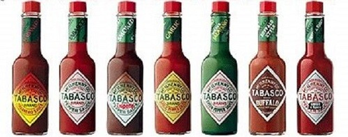 TABASCO Hot Sauce 5 Oz Bottles (Select Flavor Below)